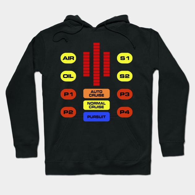 KITT Voice Box (Knight Rider) Hoodie by ramonagbrl